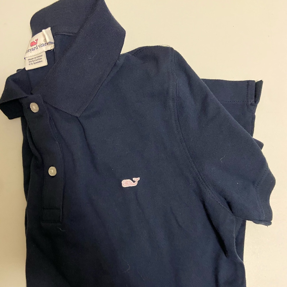 Navy Blue 2 Button Vineyard Vines polo